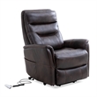 Pemberly Row Truffle Power Lift Recliner Articulating Headrest Two Pack