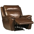 Pemberly Row Hickory Power Reclining ZeroGravity Sofa and Two Recliners