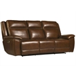Pemberly Row Hickory Power Reclining Zero Gravity Sofa and Recliner