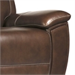 Pemberly Row Hickory Power Reclining Zero Gravity Sofa and Recliner