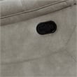 Pemberly Row Shadow Natural Manual Glider Reclining Sofa and 2 Recliners