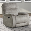 Pemberly Row Shadow Natural Manual Reclining Sofa and Recliner
