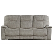 Pemberly Row Shadow Natural Manual Reclining Sofa and Loveseat