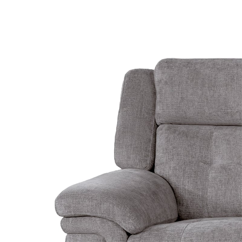 Pemberly Row Bristol Grey Power Reclining Sofa and Two Recliners