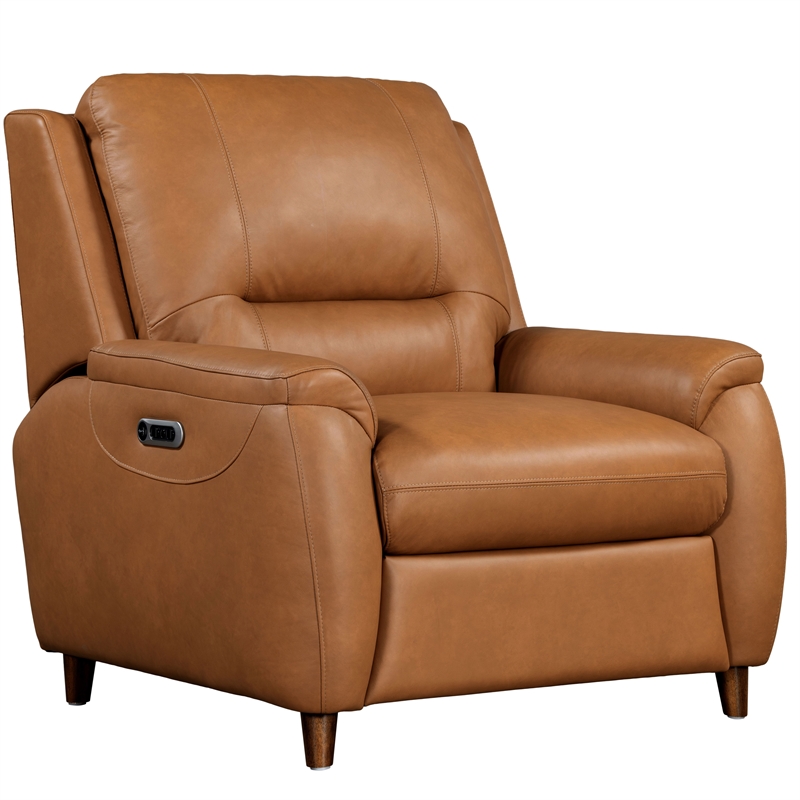 Pemberly Row Caramel Cream Power Reclining Sofa Loveseat and Recliner