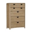Pemberly Row Queen Panel Bed 2 Nightstands Dresser with Mirror and Chest