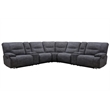 Pemberly Row Cobalt 7Piece Power ZG Reclining Adjustable Headrest Sectional