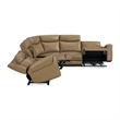 Pemberly Row Cashew 6 Piece Power Reclining Headrests Sectional