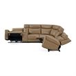Pemberly Row Cashew 6 Piece Power Reclining Headrests Sectional