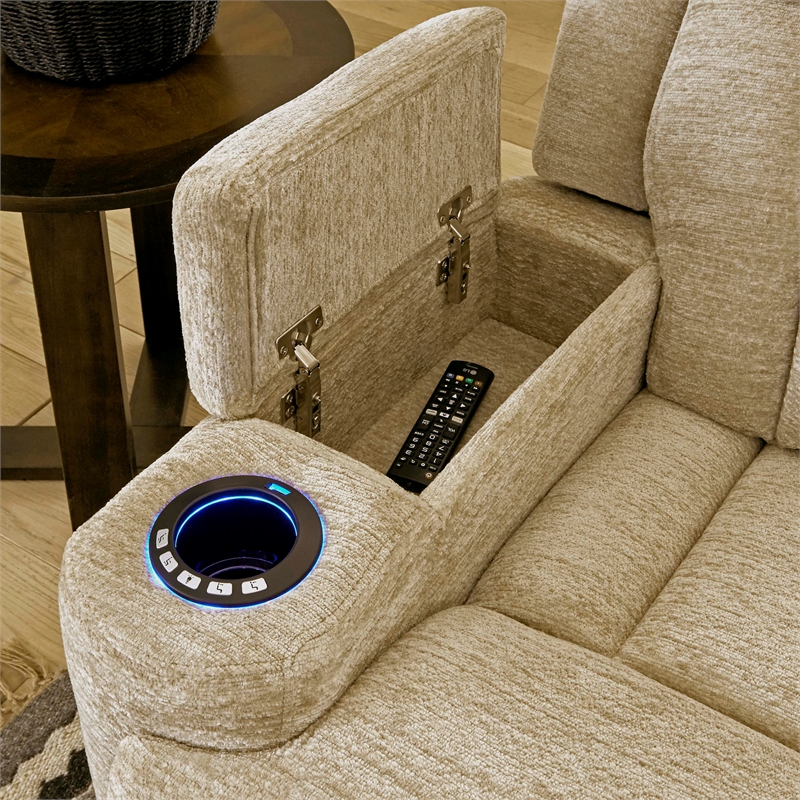 Pemberly Row 7 Piece Power Reclining Adjustable Headrests Sectional