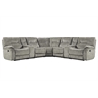 Pemberly Row Shadow Natural 7 Piece Modular Manual Reclining Sectional