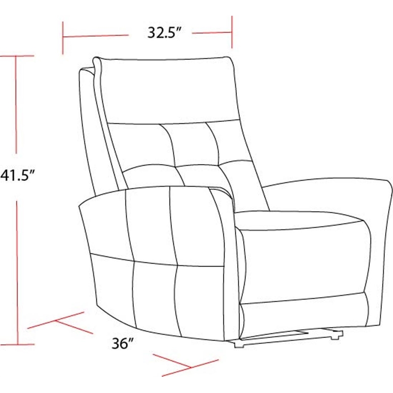 Pemberly Row Lucca Butterscotch Zero Gravity Power Recliner Two Pack