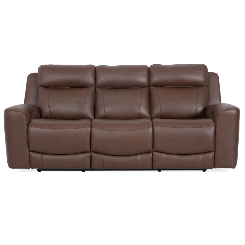 Pemberly Row Autumn Umber Power Reclining Sofa and 2 Recliners