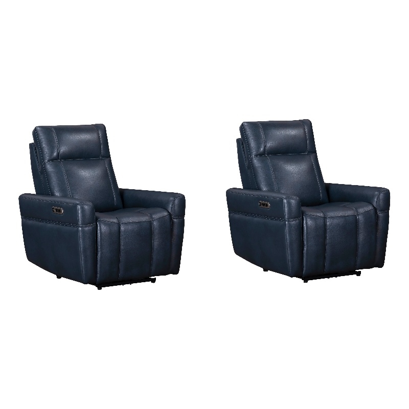 Pemberly Row Steamboat Marine Power Zero Gravity Recliner Two Pack