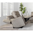 Pemberly Row Power ZeroG Console Loveseat with Heat Massage & Speaker