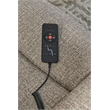 Pemberly Row Power ZeroG Console Loveseat with Heat Massage & Speaker