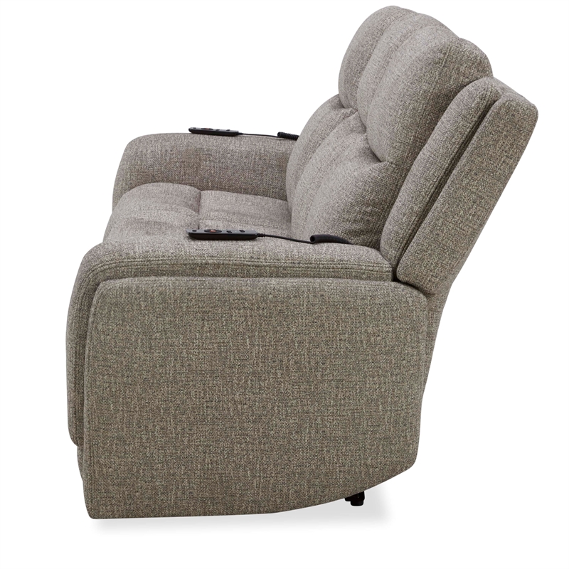 Pemberly Row Frappe Power Zero G Sofa with Heat Massage & Speaker