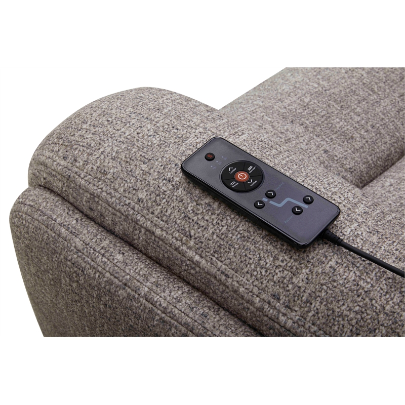 Pemberly Row Frappe Power Zero G Sofa with Heat Massage & Speaker