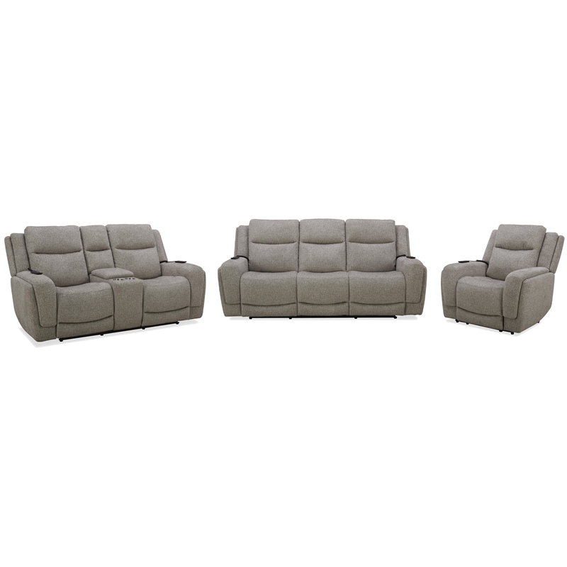 Pemberly Row Frappe Power Zero G Sofa with Heat Massage & Speaker