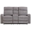 Pemberly Row Whiskers Nature Power Reclining Console Loveseat