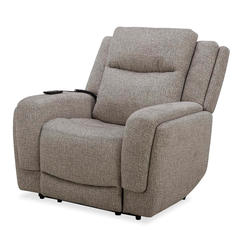 Pemberly Row Frappe Power Reclining Sofa Loveseat and Recliner