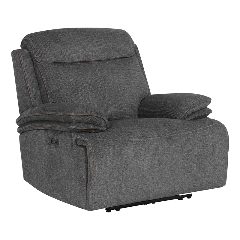 Pemberly Row Airy Midnight Power Zero Gravity Recliner Two Pack