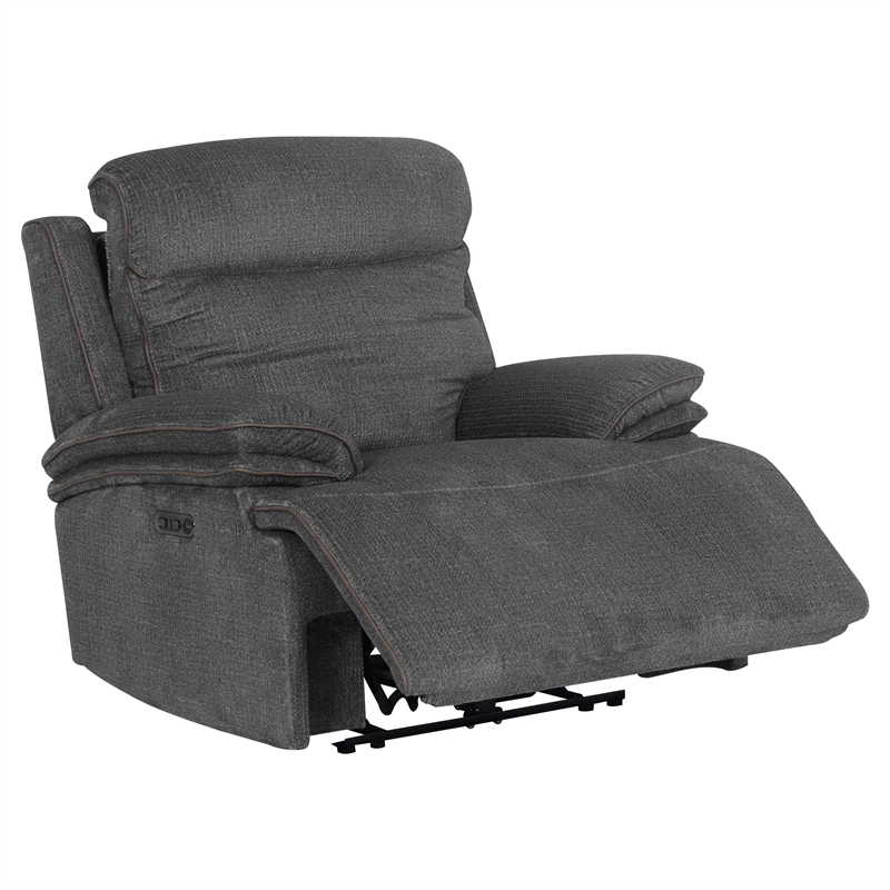 Pemberly Row Airy Midnight Power Zero Gravity Recliner Two Pack