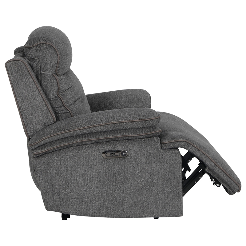 Pemberly Row Airy Midnight Power Zero Gravity Recliner Two Pack