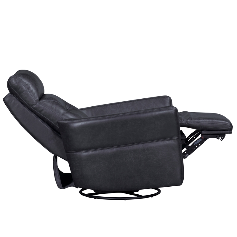 Pemberly Row Vintage Slate Power Swivel Glider Recliner Two Pack