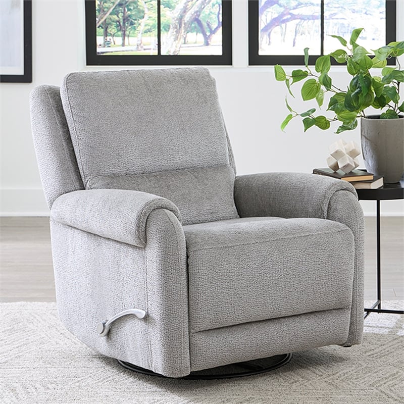 Pemberly Row Shadowplay Manual Swivel Glider Recliner Two Pack