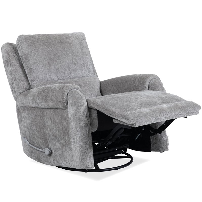 Pemberly Row Shadowplay Manual Swivel Glider Recliner Two Pack