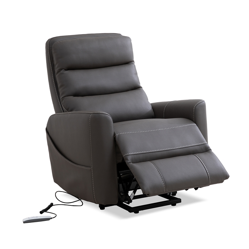 Pemberly Row Haze Power Lift Recliner Articulating Headrest Two Pack