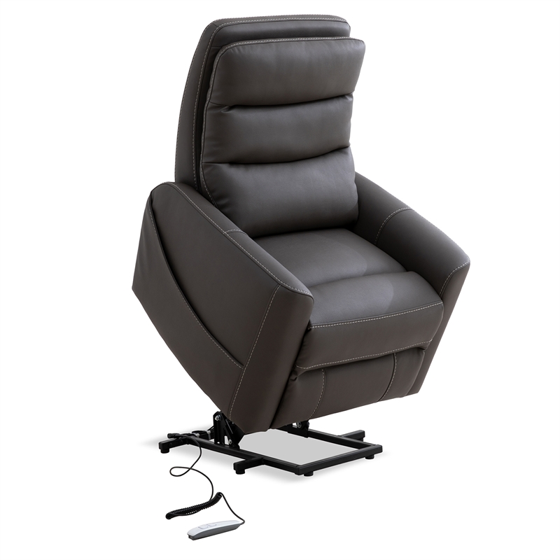 Pemberly Row Haze Power Lift Recliner Articulating Headrest Two Pack