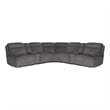Pemberly Row Airy Midnight 7 Piece Power Reclining Sectional