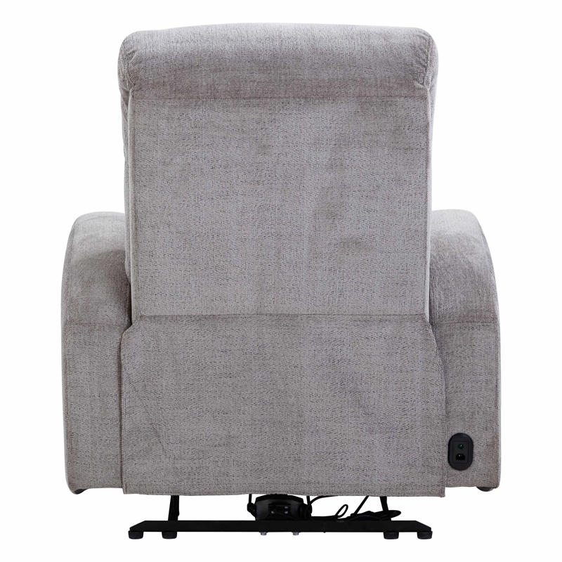 Pemberly Row Whiskers Nature Power Reclining Sofa and Recliner