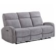 Pemberly Row Whiskers Nature Power Reclining Sofa and Recliner