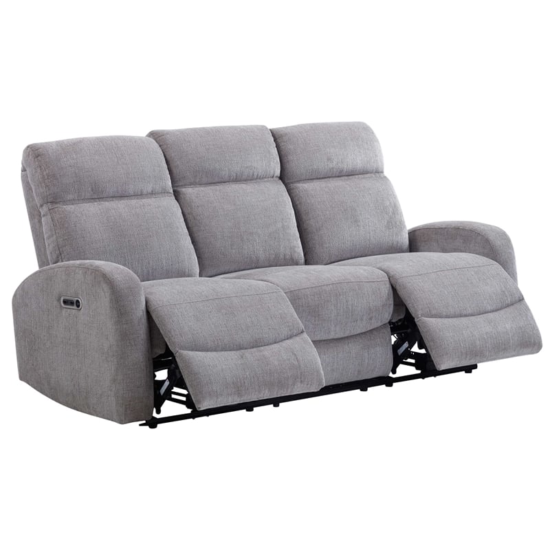 Pemberly Row Whiskers Nature Power Reclining Sofa and Recliner