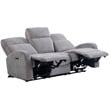Pemberly Row Whiskers Nature Power Reclining Sofa and Recliner