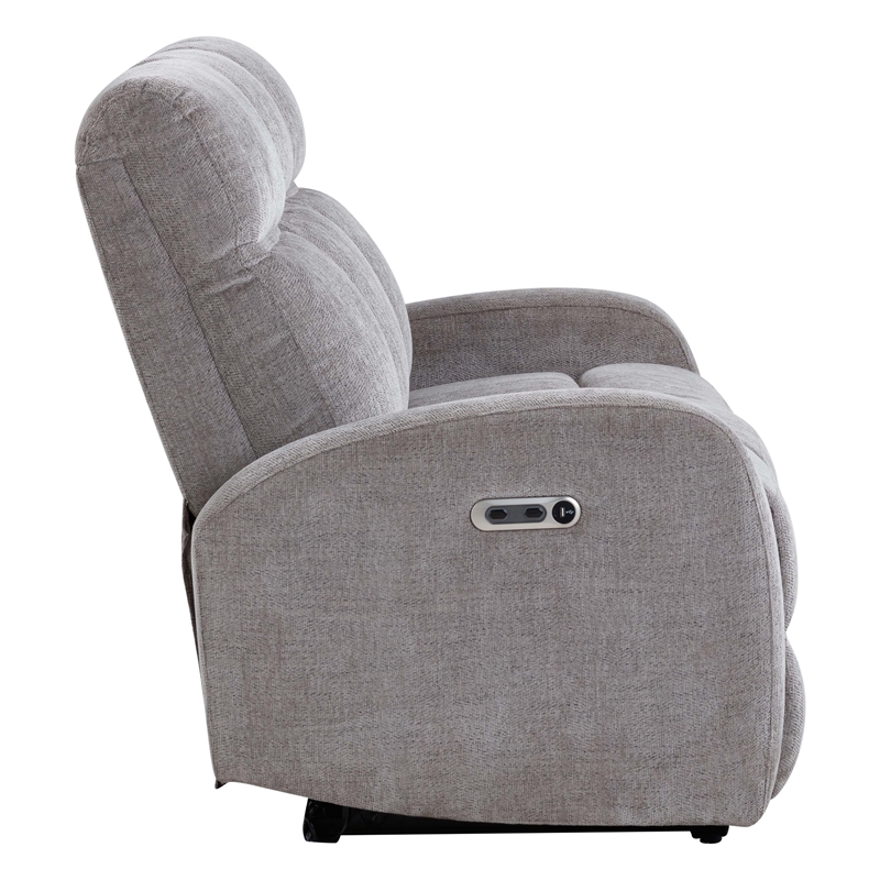 Pemberly Row Whiskers Nature Power Reclining Sofa and Recliner