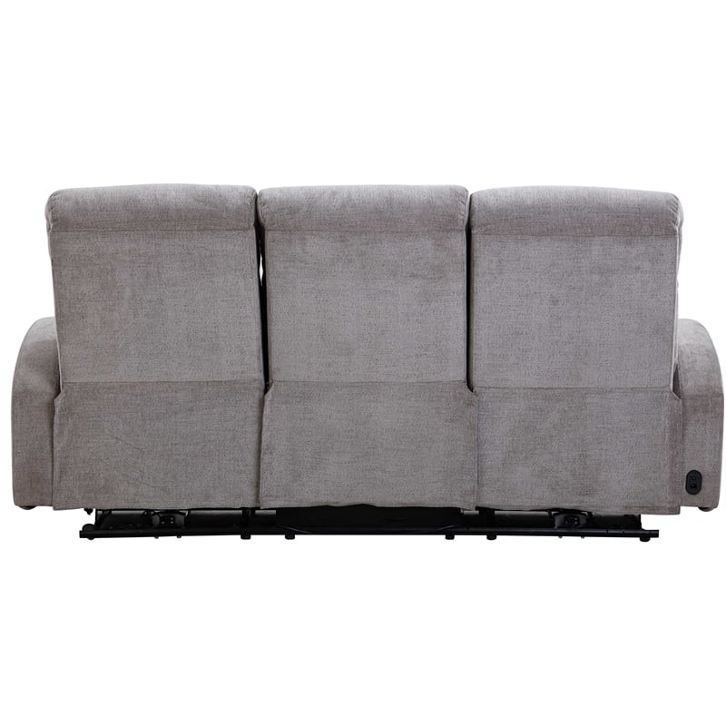 Pemberly Row Whiskers Nature Power Reclining Sofa and Recliner