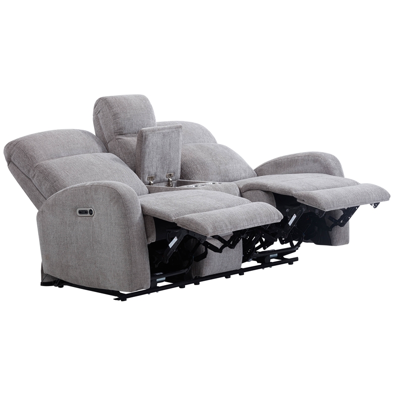 Pemberly Row Whiskers Nature Power Reclining Sofa Loveseat and Recliner