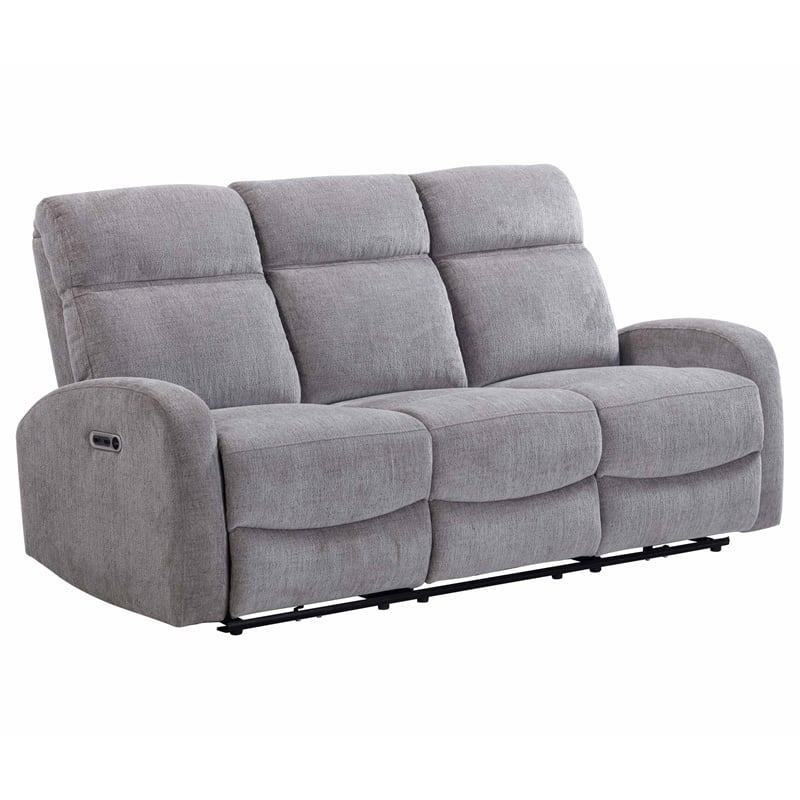 Pemberly Row Whiskers Nature Power Reclining Sofa and 2 Recliners