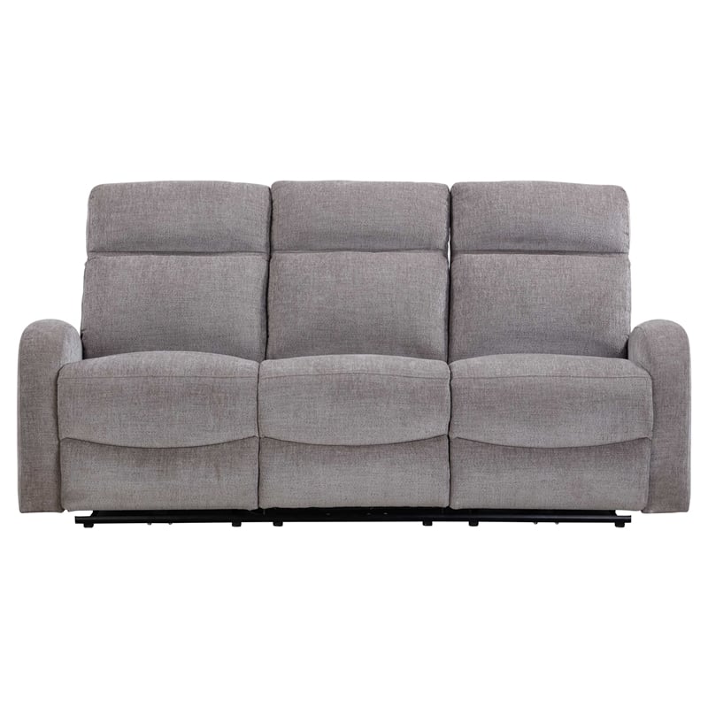 Pemberly Row Whiskers Nature Power Reclining Sofa and 2 Recliners