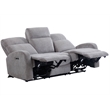 Pemberly Row Whiskers Nature Power Reclining Sofa and Loveseat