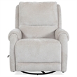 Pemberly Row Ecru Mist Manual Swivel Glider Recliner Two Pack