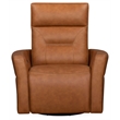 Pemberly Row Vintage Caramel Power Swivel Glider Recliner Two Pack