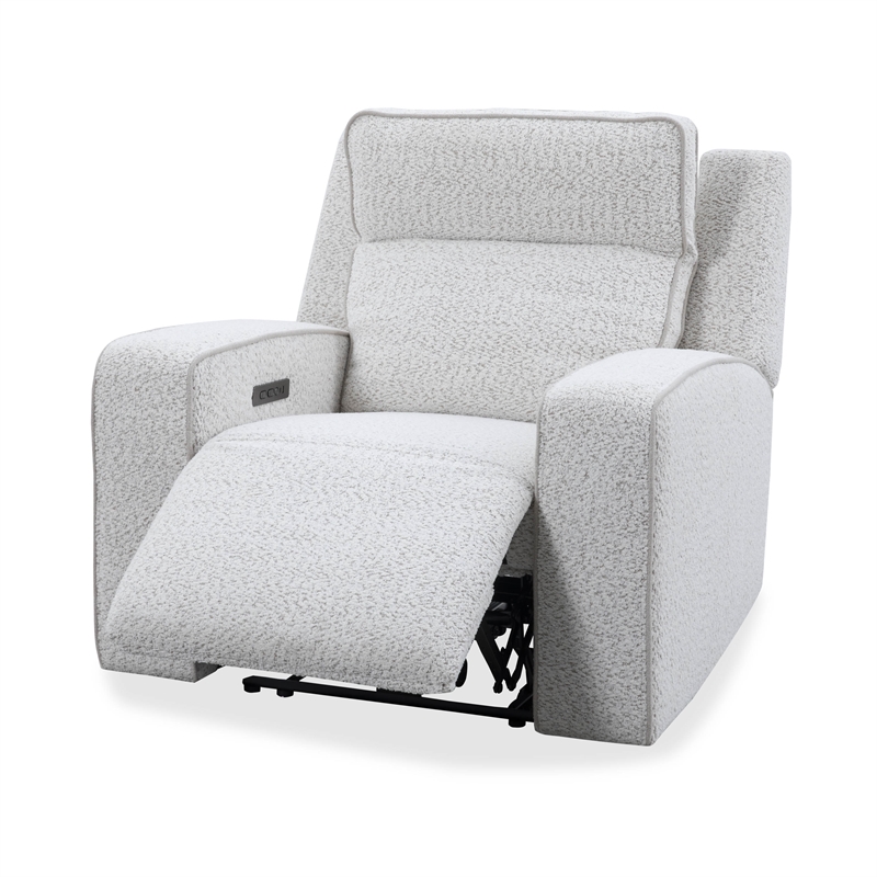 Pemberly Row Fluffy River Rock Power Zero Gravity Recliner P2