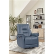 Pemberly Row Azure Cordless Power Swivel Glider Recliner 2 Pack