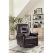 Pemberly Row Coffee Cordless Power Swivel Glider Recliner 2Pack