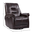 Pemberly Row Coffee Cordless Power Swivel Glider Recliner 2Pack